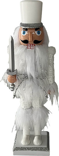 InTheBox Nutcracker de Crăciun Alb Înălțime 40cm.