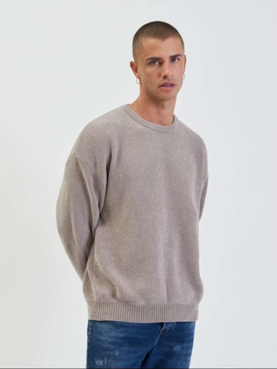 Gianni Lupo Pulover cu mânecă lungă Gri