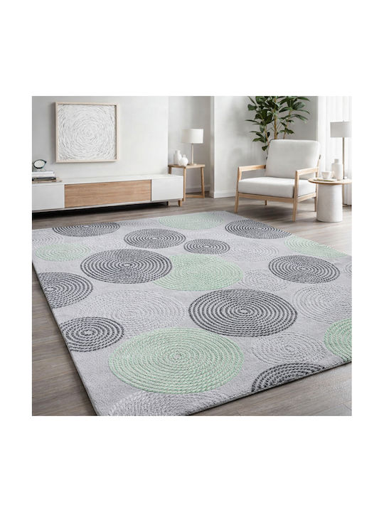 Saray Home Delux Σετ Μοντέρνα Χαλιά Κρεβατοκάμαρας Λαδί 36725A-GRN-SET 3τμχ