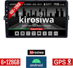 Kirosiwa Ηχοσύστημα Αυτοκινήτου για Toyota Auris 2007-2012 (Bluetooth/USB/AUX/WiFi/GPS/Apple-Carplay/Android-Auto) με Οθόνη Αφής 10"