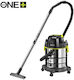 Ryobi Rechargeable Vacuum Wet / Dry Without Charger and Battery with Stainless Bin 18lt