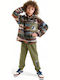 Kinder Sweatpants Set - Jogginganzug Khaki 2Stück