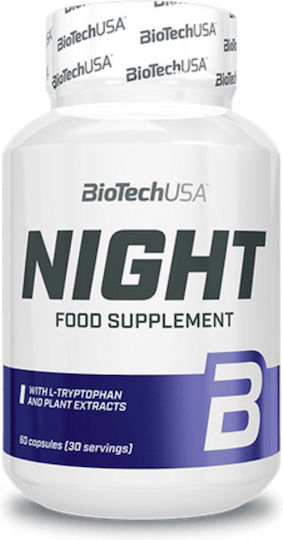 Biotech USA Night Συμπλήρωμα για τον Ύπνο 60 κάψουλες