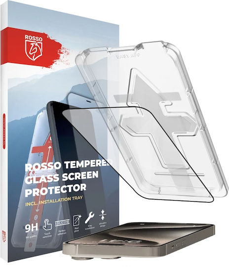 Rosso Full Face Tempered Glass (iPhone 15 Pro Max)