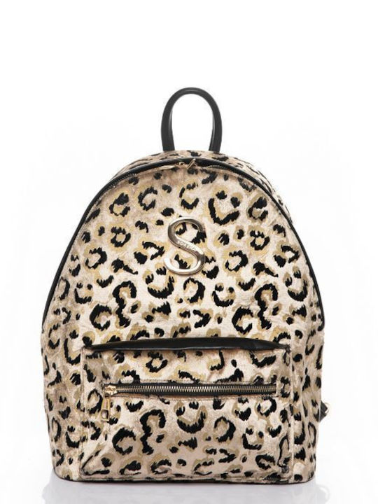 Sorena Handmade Women's Bag Backpack Beige