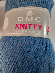 DMC Knitty 4 Ακρυλικό Μπλε 280m 100gr