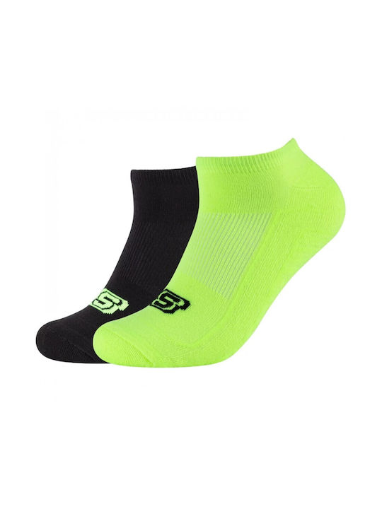 Skechers Спортни чорапи Green 2 Pairs