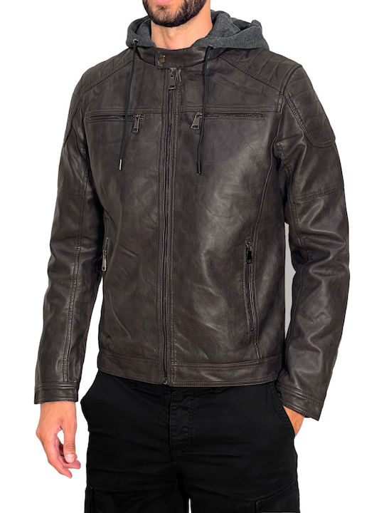 3Guys Winter Jacke Braun