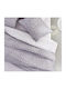 Guy Laroche Cotton Duvet Cover Set 165x225cm Single with Pillowcase Frida Lavender