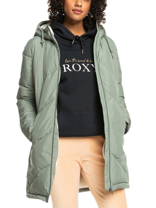 Roxy Better Weather Μακρύ Γυναικείο Puffer Μπου...