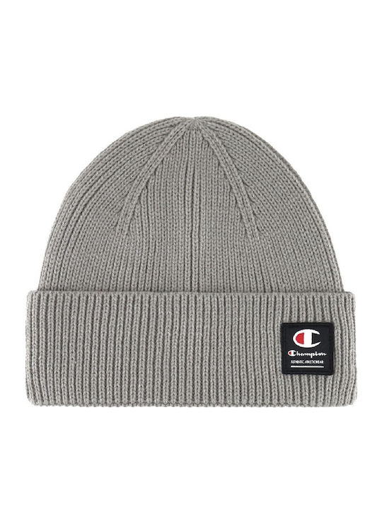 Beanie Unisex Σκούφος Πλεκτός σε Γκρι χρώμα
