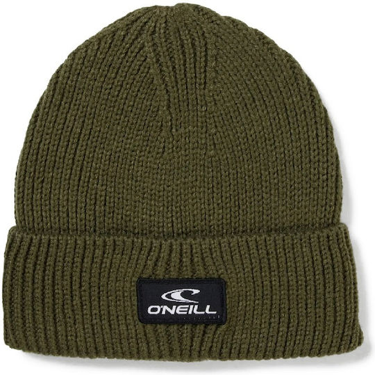 Beanie Unisex Σκούφος Πλεκτός σε Χακί χρώμα