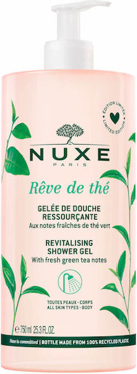 Nuxe Rêve De Thé Αφρόλουτρο σε Gel & Άρωμα Πράσινο Τσάι 750ml