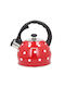 KING Hoff Dots Ceainic Inox Roșu 2000ml