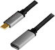 LogiLink USB 3.2 Cable USB-C male - USB-C female Χρυσό 0.5m CUA0105