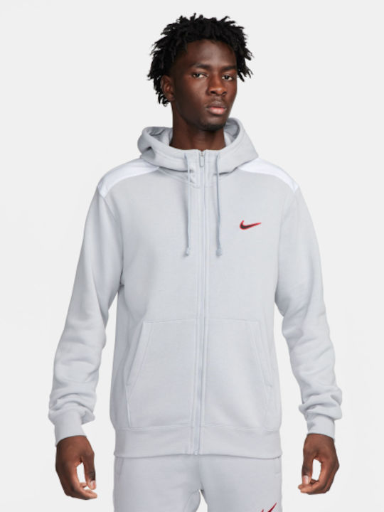 Nike M Nsw Herren Sweatshirt mit Kapuze Gray