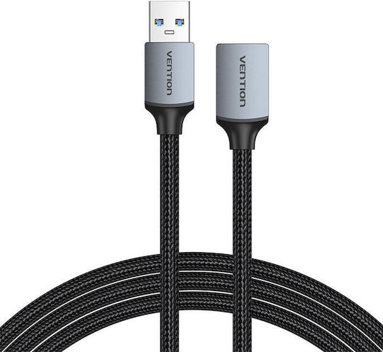 Vention USB 3.0 Cable USB-A male - USB-A female Μαύρο 2m CBLHH