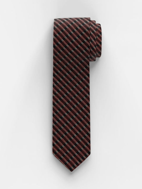 Olymp Herren Krawatte Monochrom in Braun Farbe