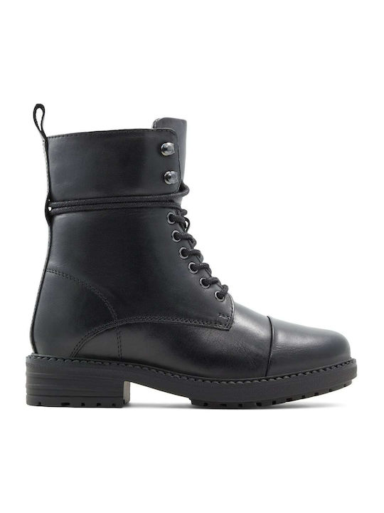 Onoressa Leder Damen Knöchelstiefel Schwarz 00053187