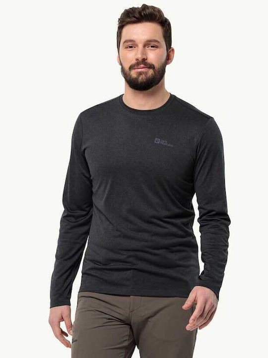 Jack Wolfskin Pulover Negru