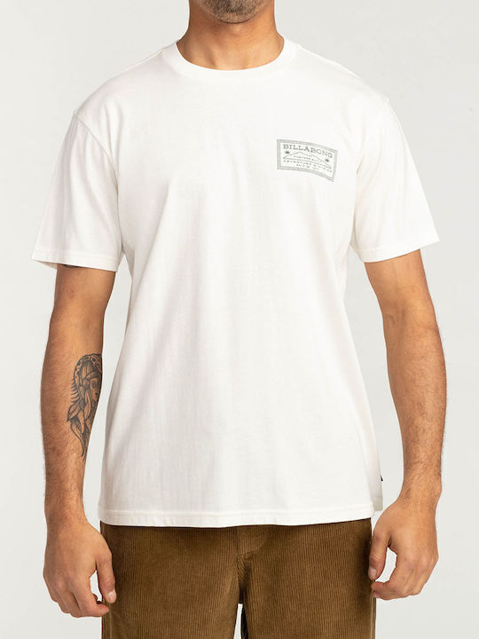 Billabong Walled Men's Short Sleeve T-shirt White