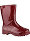 Schürzen für Catering Damen Gummistiefel Burgundisch