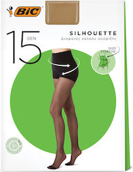 BIC Silhouette Women's Pantyhose 15 Den Tightening Honey BIC Silhouette Women's Pantyhose 15 Den Tightening Honey
