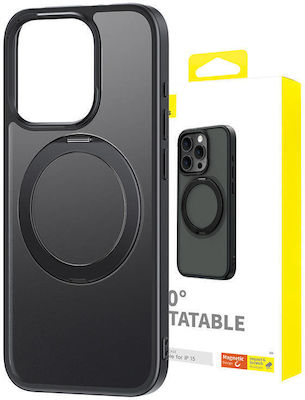 Baseus Series 360 Full Cover Σιλικόνης 1mm Μαύρο (iPhone 15)