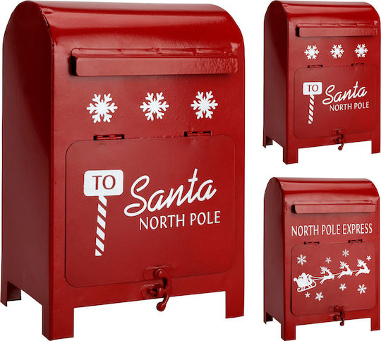Christmas Metal Figure Mailbox Height 23cm Decorative (Μiscellaneous Designs/Colors)