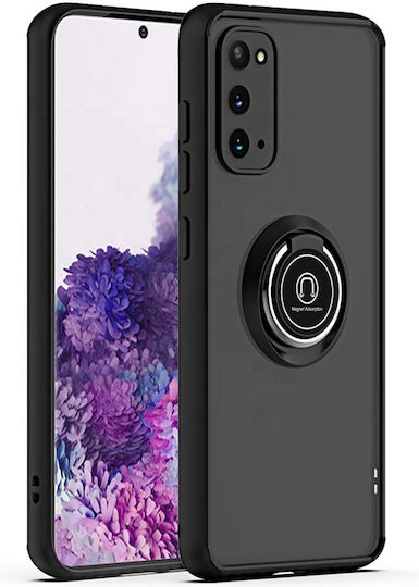 Techsuit Glinth Umschlag Rückseite Schwarz (Realme 11 Pro / 11 Pro+)