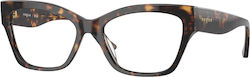 Vogue Eyeglass Frame Butterfly Brown VO5523 W656