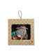 Synchronia Lucrat manual Amulet Ochi Auriu din Metal 17.5x18cm 1buc