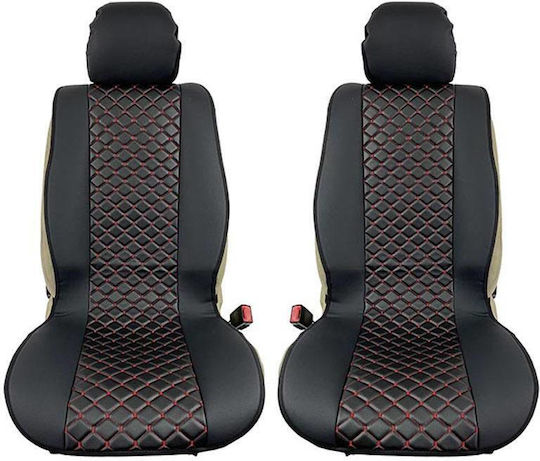 Auto Gs Spătar Auto 2buc Piele sintetica Royal Negru