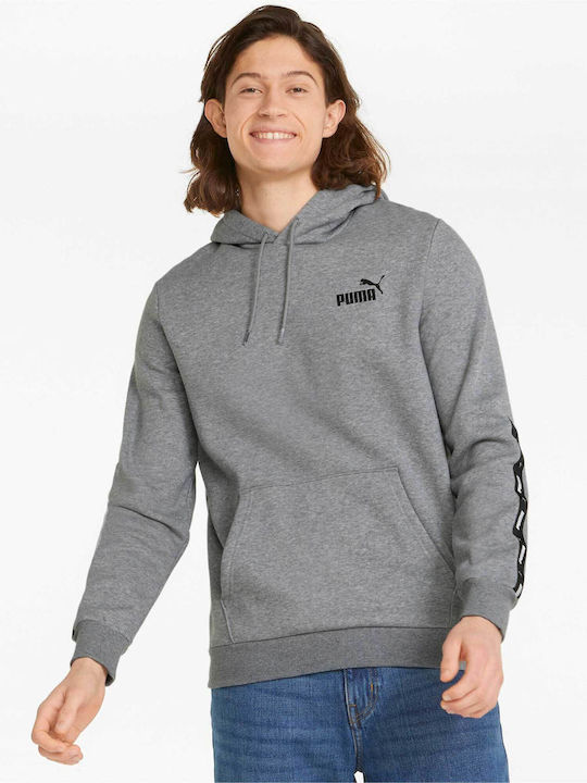 Puma Men's Hooded Sweatshirt Gray 849040-03 | Skroutz.cy