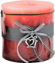 Royal Art Collection Christmas Metallic Gray Candle 10x10cm