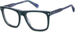 Polaroid Eyeglass Frame Blue PLDD506 PJP