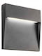 Redo Group Aplica de exterior montată pe perete LED IP54 6W cu Alb Cald Lumină 16x16εκ.