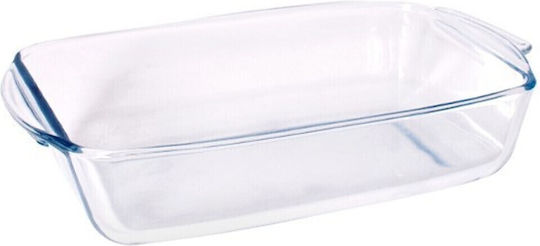 Alorno Pan Glass Rectangular Heat-Resistant Cookware 2750ml