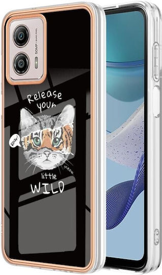 Electroplating Back Cover Σιλικόνης Μπεζ (Moto G53)
