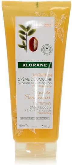 Klorane Nourishing Shower Cream With Organic Cupuacu Butter με Βούτυρο Καριτέ για Θρέψη 200ml