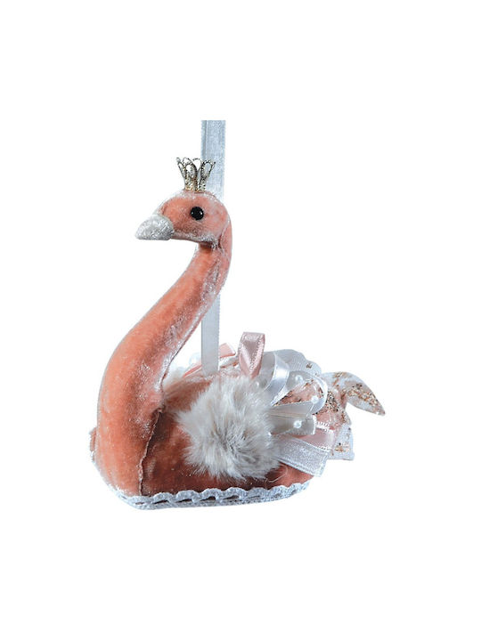 Lianos Κρεμαστός Christmas Swan Ornament Brown