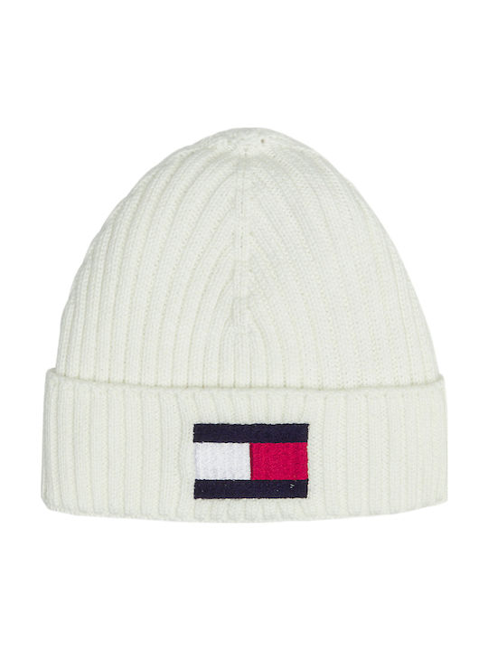 BIG FLAG Kids Beanie Knitted White