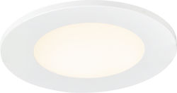 Nordlux Spot Încastrat Din Plastic Cu LED Încorporat Și Lumină Alb Cald Alb Nordlux Spot Încastrat Din Plastic Cu LED Încorporat Și Lumină Alb Cald Alb