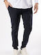 Pantaloni Elastic cu Croială Slim Negru