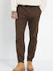 Hose Chino Elastisch in Entspannter Passform Khaki