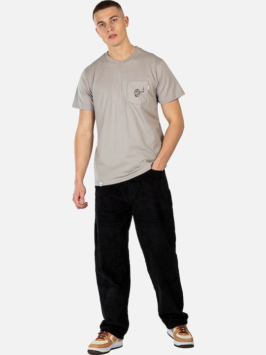 Παντελόνι Ελαστικό σε Baggy Γραμμή Μαύρο