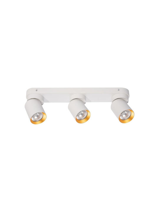 Eko Light Andy Dreifach Spot mit Fassung GU10 i...