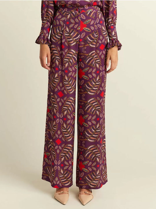 Damen Stoff Hose mit Gummizug