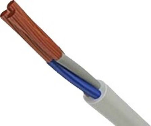 Netzkabel mit Kabeleigenschaften 7x1.5mm² in Weißer Farbe 100m Flexibles