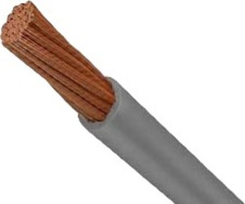 Netzkabel Typ NYAF mit Kabeleigenschaften 1x6mm² in Grau Farbe 100m